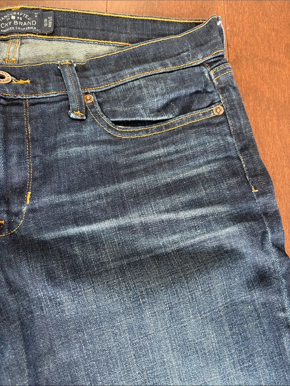 Lucky Brand Women's Dark Blue Straight Leg Jeans